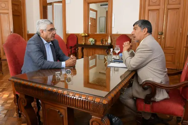 Acevedo y Abad analizaron la caída de la coparticipación y anticiparon gestiones ante la Nación