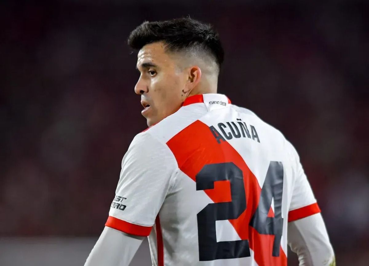 FIGURA CLAVE. Huevo Acuña fue el jugador más regular en todo el 2025 para River.