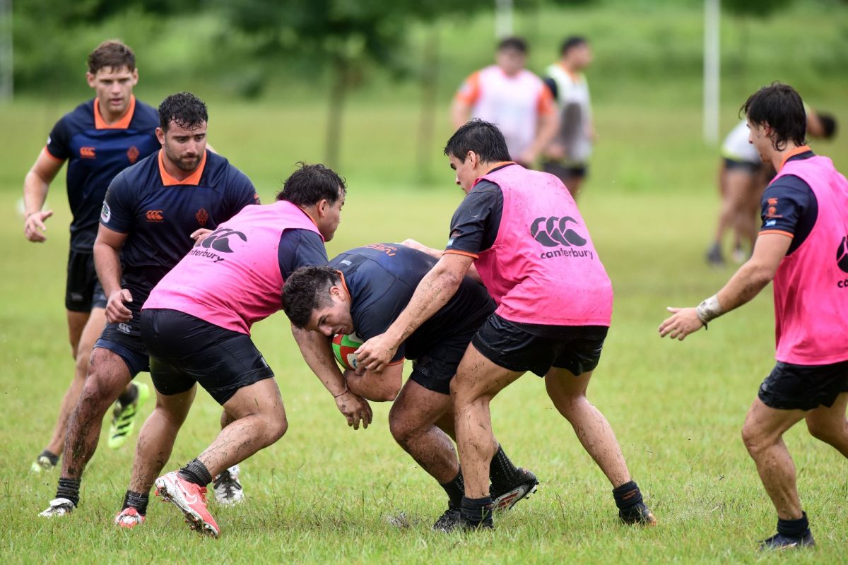 PREPARACIÓN. Tarucas última detalles para el inicio del Súper Rugby Américas.