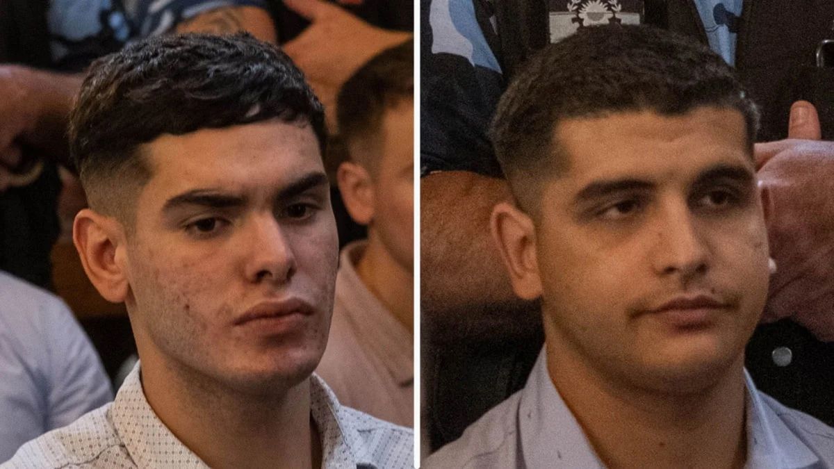Blas Cinalli (izquierda) y Enzo Comelli, ambos condenados por el crimen de Fernando Báez Sosa