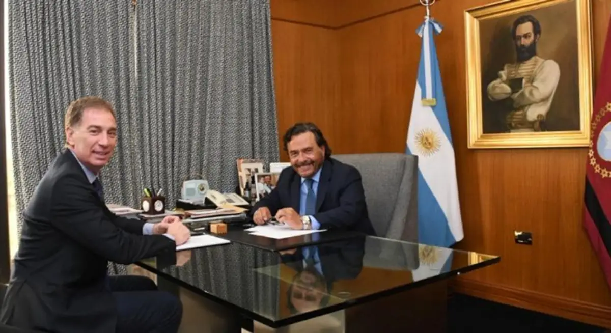 Sáenz se reunió con Santilli por la reforma laboral: “Tenemos voluntad de diálogo, de no obstruir y de acompañar”