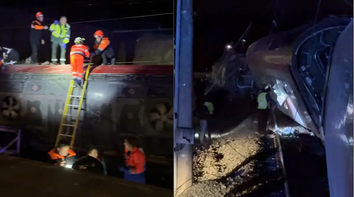 Las imágenes y los videos que publicó Merakio tras el accidente.