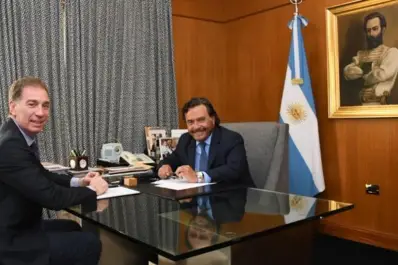 Sáenz se reunió con Santilli por la reforma laboral: “Tenemos voluntad de diálogo, de no obstruir y de acompañar”