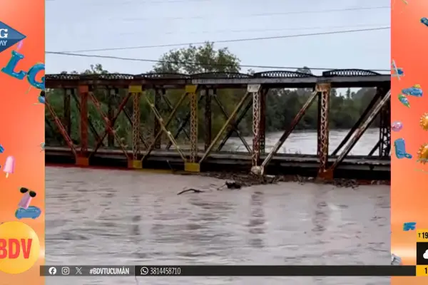Avanza el agua en Aguilares: el río Chico desbordó y hay 15 viviendas afectadas