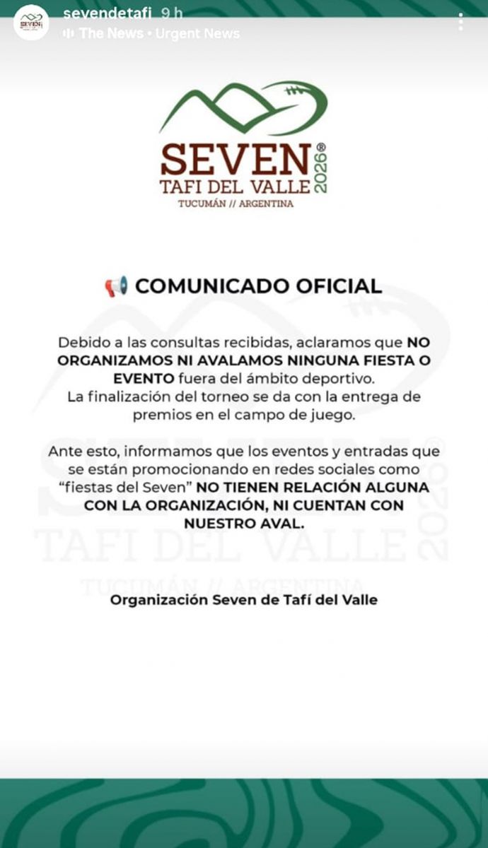 EL COMUNICADO OFICIAL.