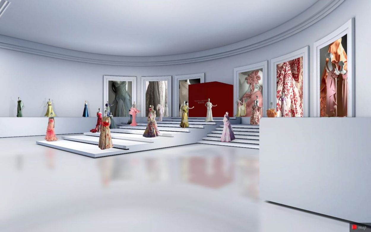 PASEO VIRTUAL. Más de 300 diseños exclusivos de alta costura internacional pueden verse en el sitio www.valentino-garavani-archives.org.