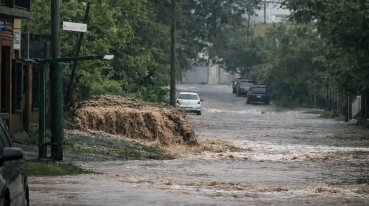 Las intensas tormentas afectan a Salta. Foto: El Tribuno de Salta. 