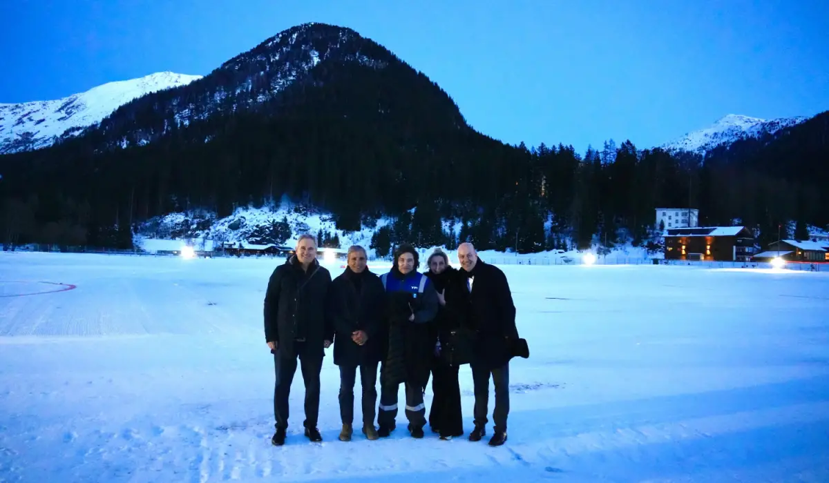 Javier Milei llegó a Davos para participar del Foro Económico Mundial.