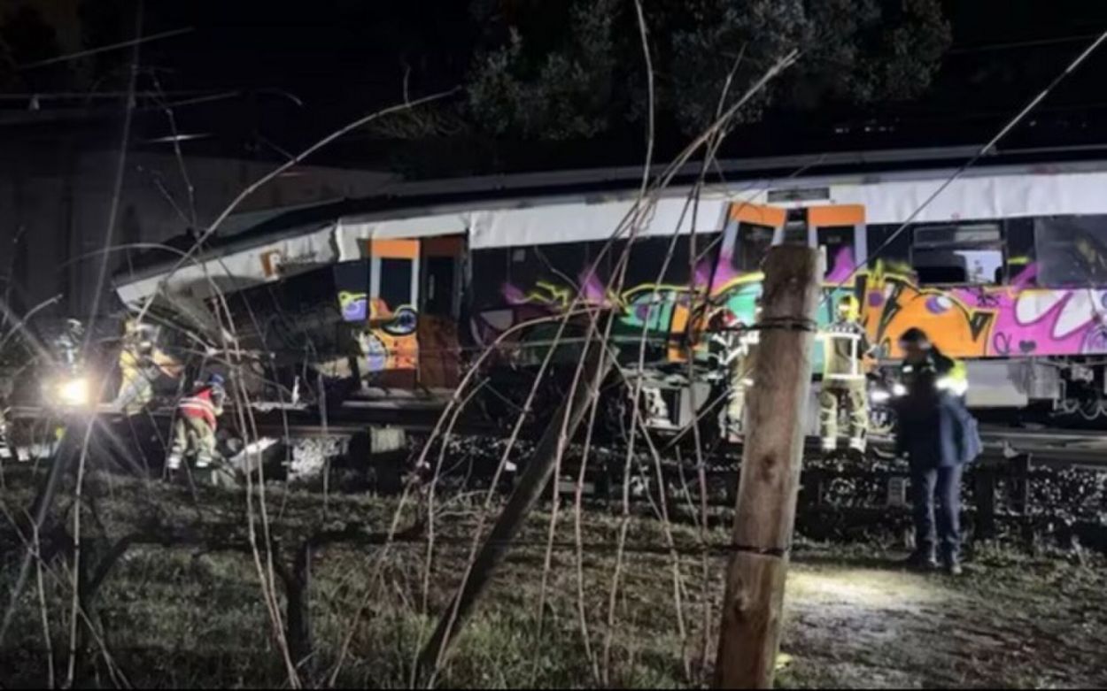 BARCELONA. Un maquinista falleció en otro accidente, registrado ayer.