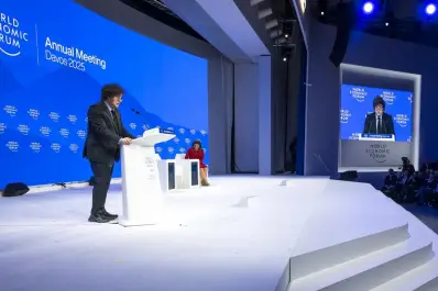 Javier Milei en Davos: reiteró su defensa al capitalismo de libre mercado y criticó la intervención estatal
