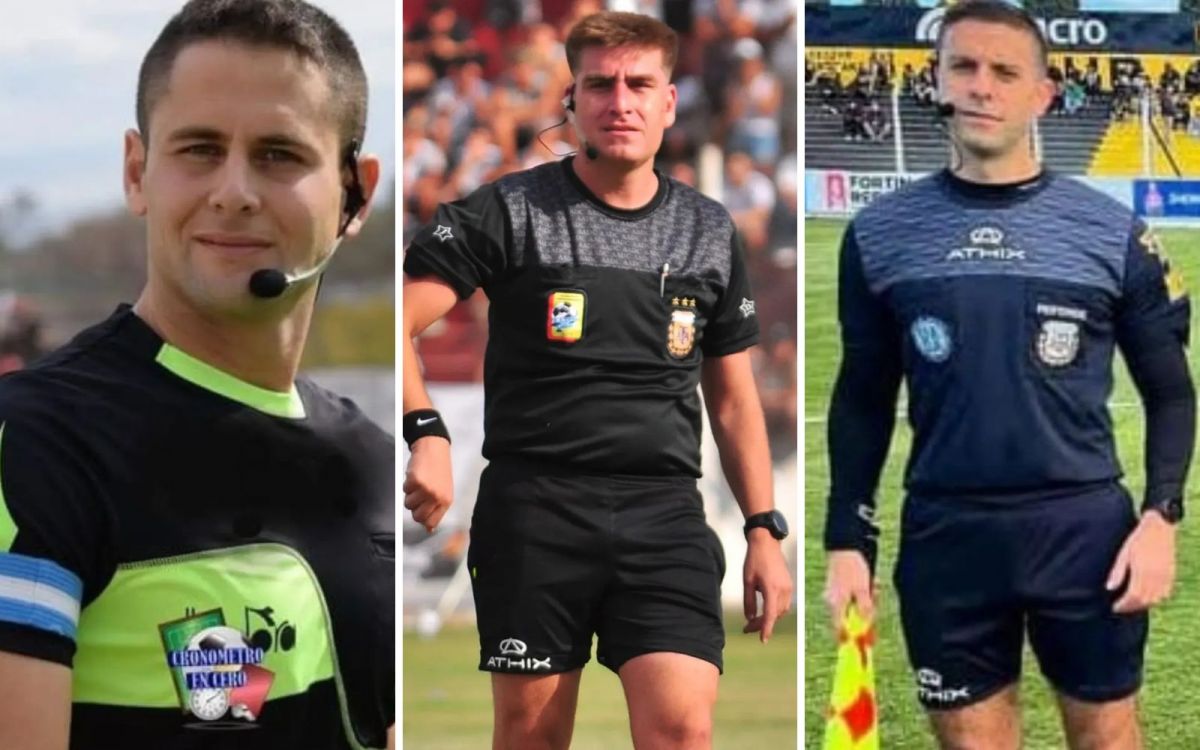 ÁRBITROS DESIGNADOS. Billone Carpio, Serale y Coltro serán los encargados de impartir justicia este domingo.