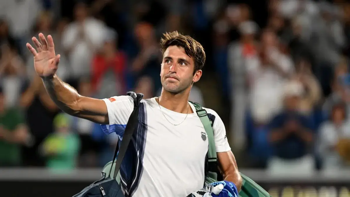 ADIÓS. Etcheverry se despidió del primer Grand Slam del año.