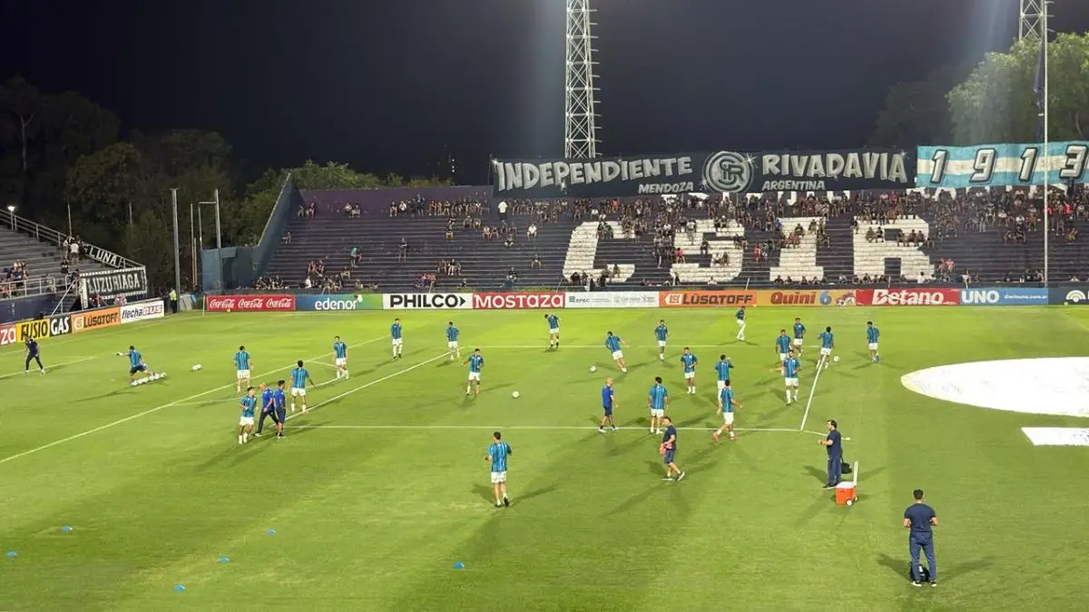 ¡Atlético sale a hacer la entrada en calor!