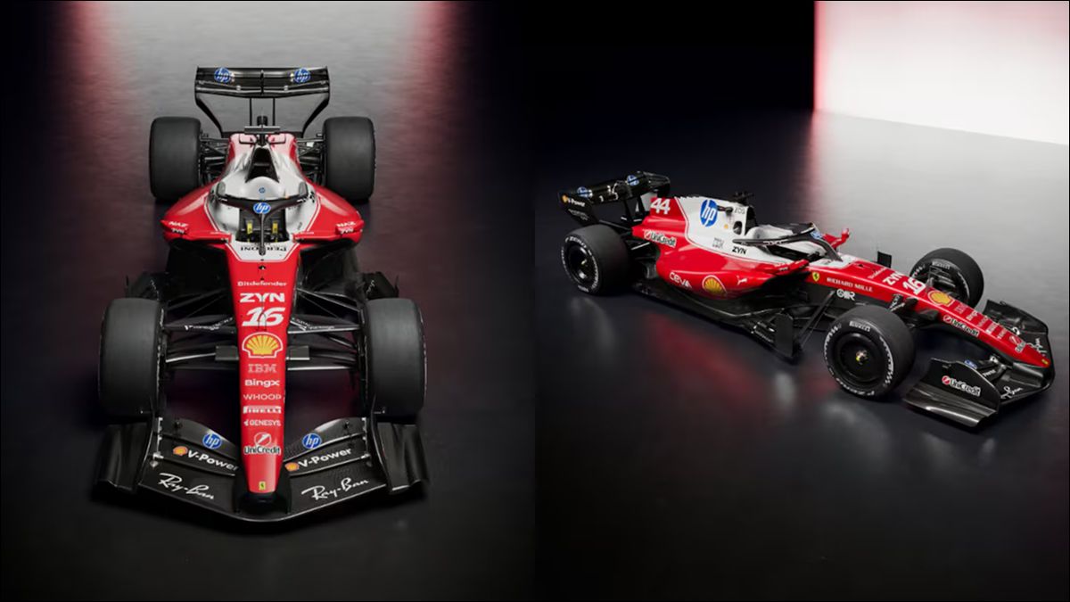 NUEVA IMAGEN. El SF-26 marcó el regreso del rojo brillante y presentó una estética renovada en el inicio del proyecto de Ferrari para la temporada 2026.