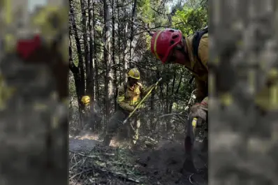 Chubut: avanza el fuego en Villa Lago Rivadavia y 15 personas fueron evacuadas