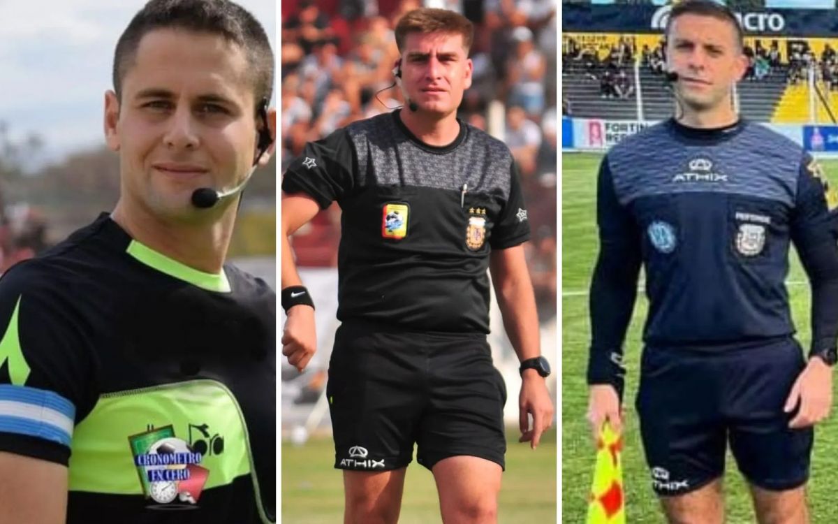 DESDE CÓRDOBA. Este es el equipo arbitral, designado para impartir justicia en la final.