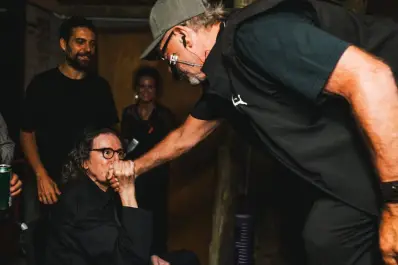 Charly García reapareció en Punta del Este y revolucionó un show de León Gieco y Agarrate Catalina