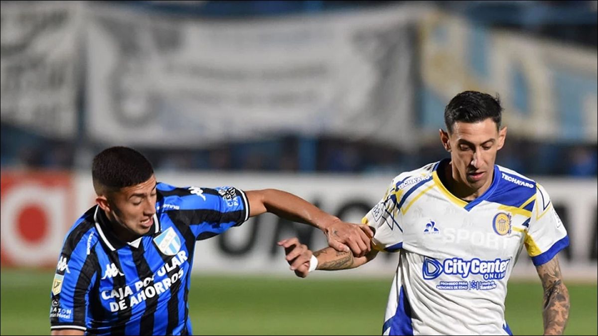 VISITA. Ángel Di María volvió a Tucumán en el Clausura 2025 con Rosario Central y fue el centro de todas las miradas en el José Fierro