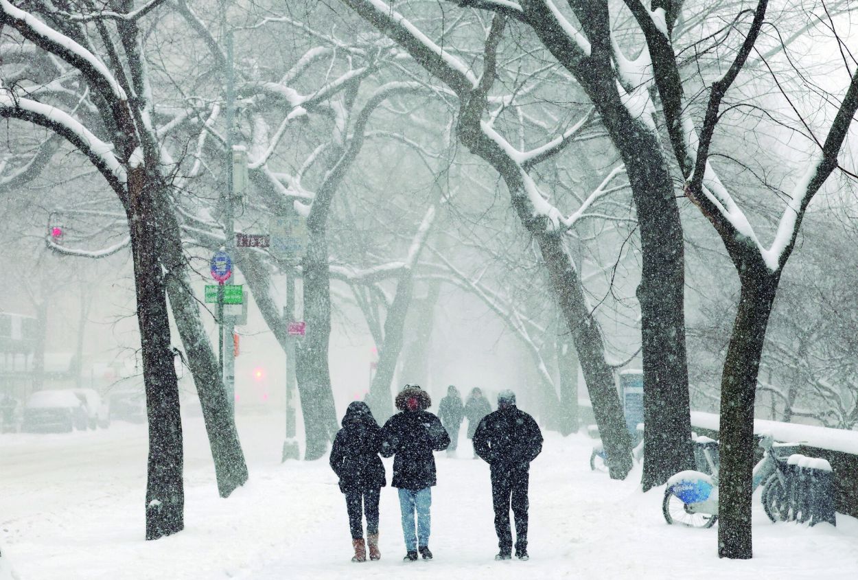 MEGATORMENTA. El temporal “Fern” se despliega desde Nuevo México hasta Carolina del Norte.
