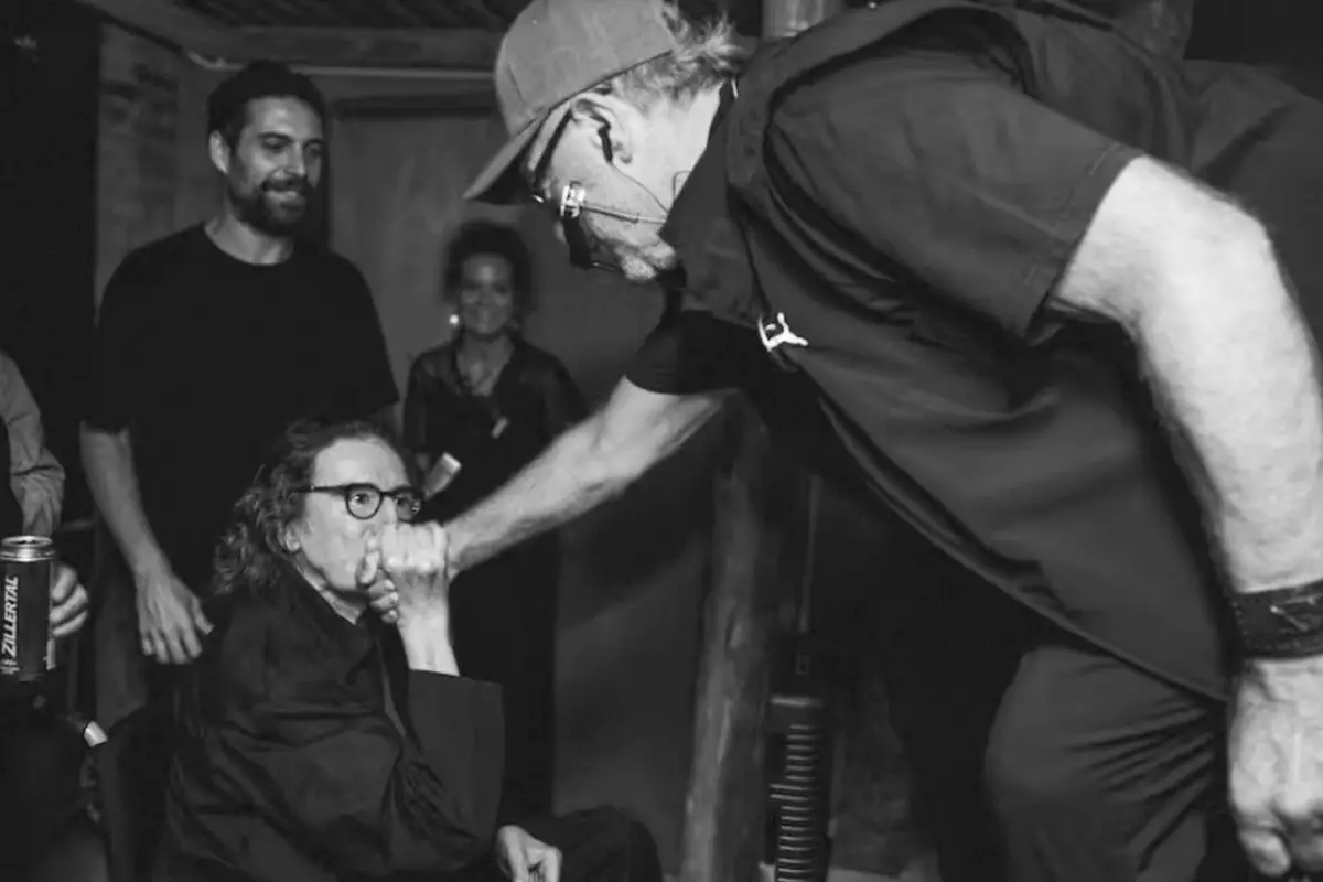 ÍDOLOS. Charly y León escribieron grandes páginas del rock nacional.