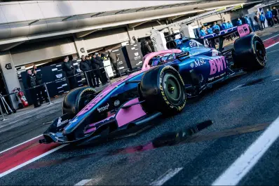 Colapinto dio que hablar en la pretemporada de la Fórmula 1: debutó con Alpine y protagonizó el primer incidente del año