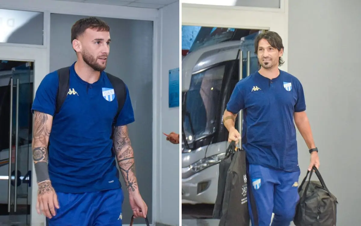 ¡Atlético Tucumán llegó al estadio!
