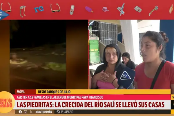 Temporal en la capital: 18 familias fueron alojadas en el albergue Papa Francisco