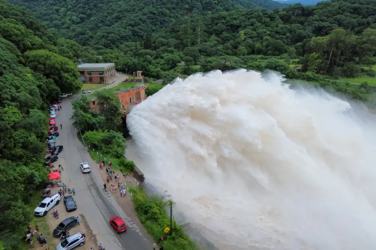 DIQUE EL CADILLAL / FOTO DE LA GACETA POR MATÍAS VIEITO