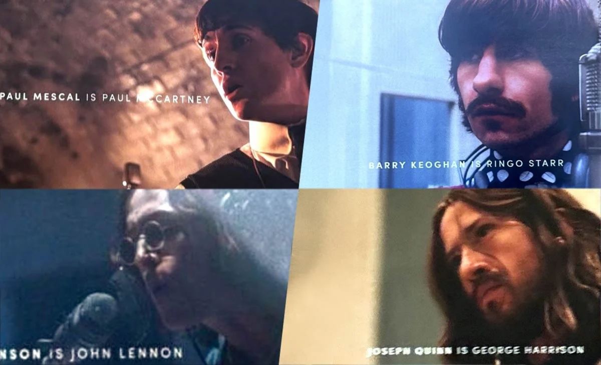 Dieron a conocer las primeras imágenes de la Biopic de Los Beatles