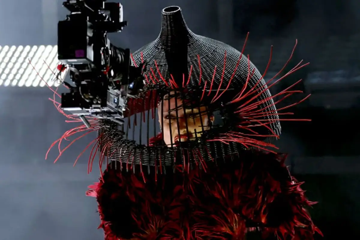 Lady Gaga durante su show en la ceremonia de los Grammy