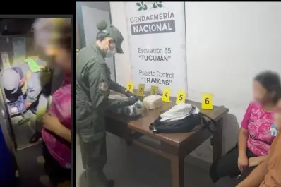 Trancas: pasajera intentó ocultar tres kilos de marihuana dentro de una mochila y en el cesto de basura de un micro
