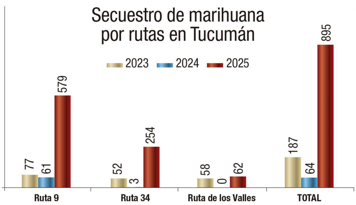 ¿Tucumán se transforma en un centro de acopio de drogas?