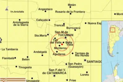 Dos sismos sacudieron a Tucumán este domingo por la noche