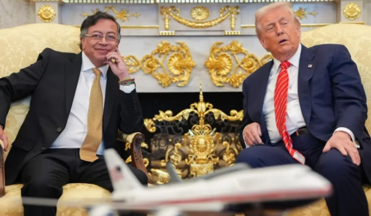 Donald Trump y Gustavo Petro se reunieron en la Casa Blanca tras meses de fuertes acusaciones