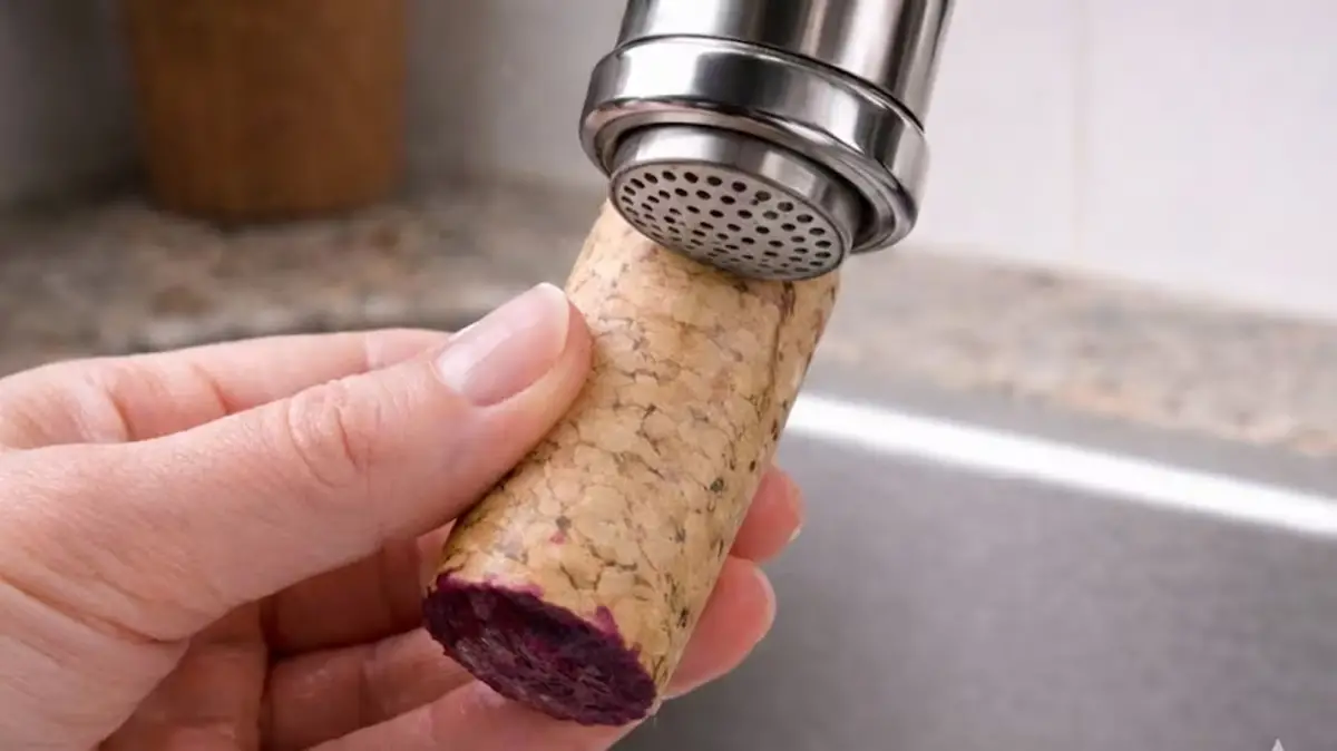 Elimina el sarro: cómo mejorar las tuberías de tu casa usando solo un corcho
