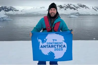 El argentino que visitó todos los países del mundo y ahora conquistó la Antártida