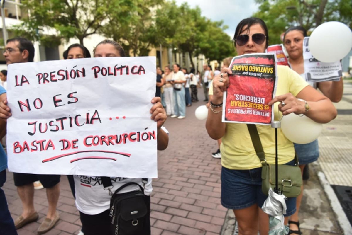 Video: marchan en Concepción para pedir la liberación de uno de los detenidos por el ataque en Tafí del Valle