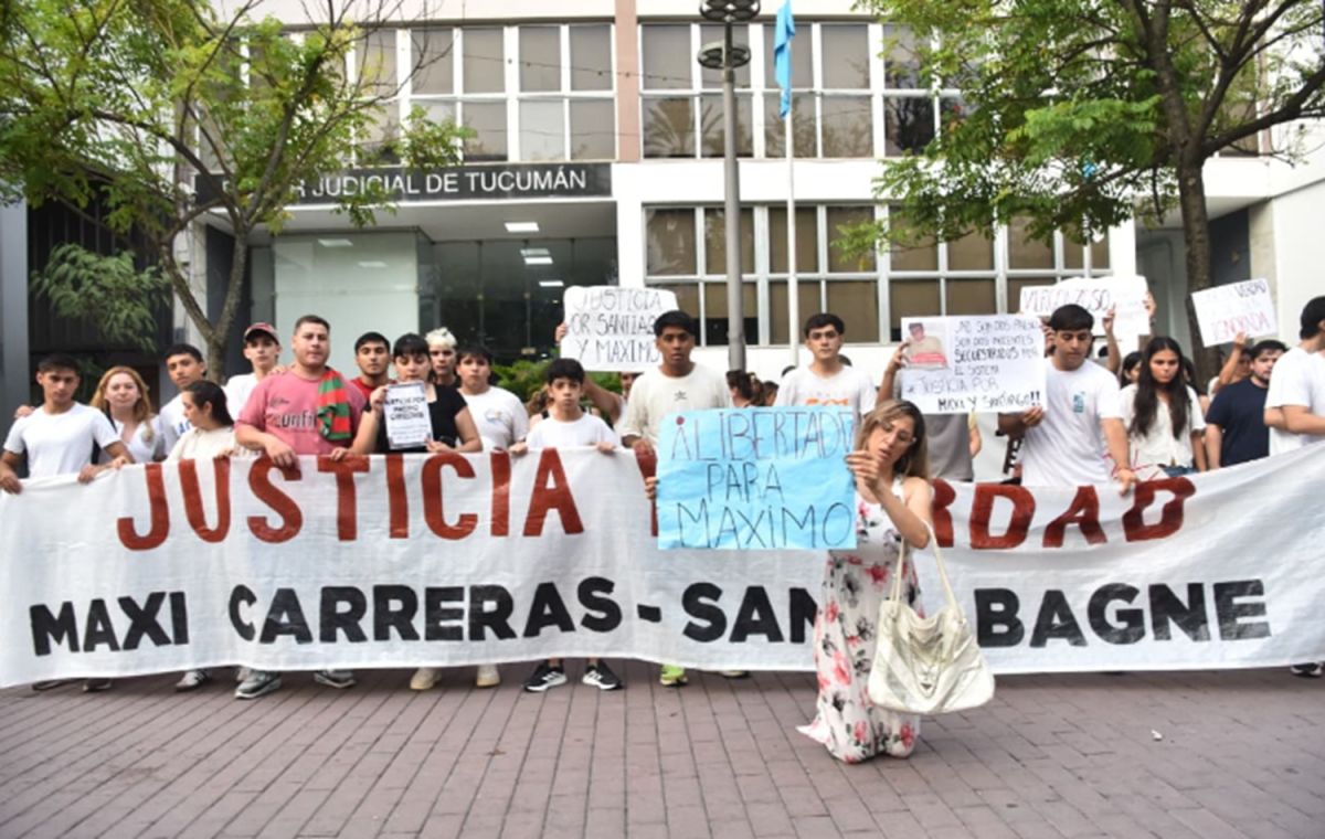Video: marchan en Concepción para pedir la liberación de uno de los detenidos por el ataque en Tafí del Valle
