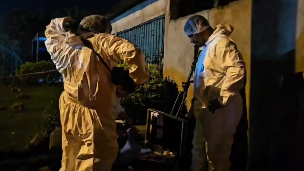 BANDA DEL RÍO SALÍ. Los peritos trabajaron en el lugar del crimen. 