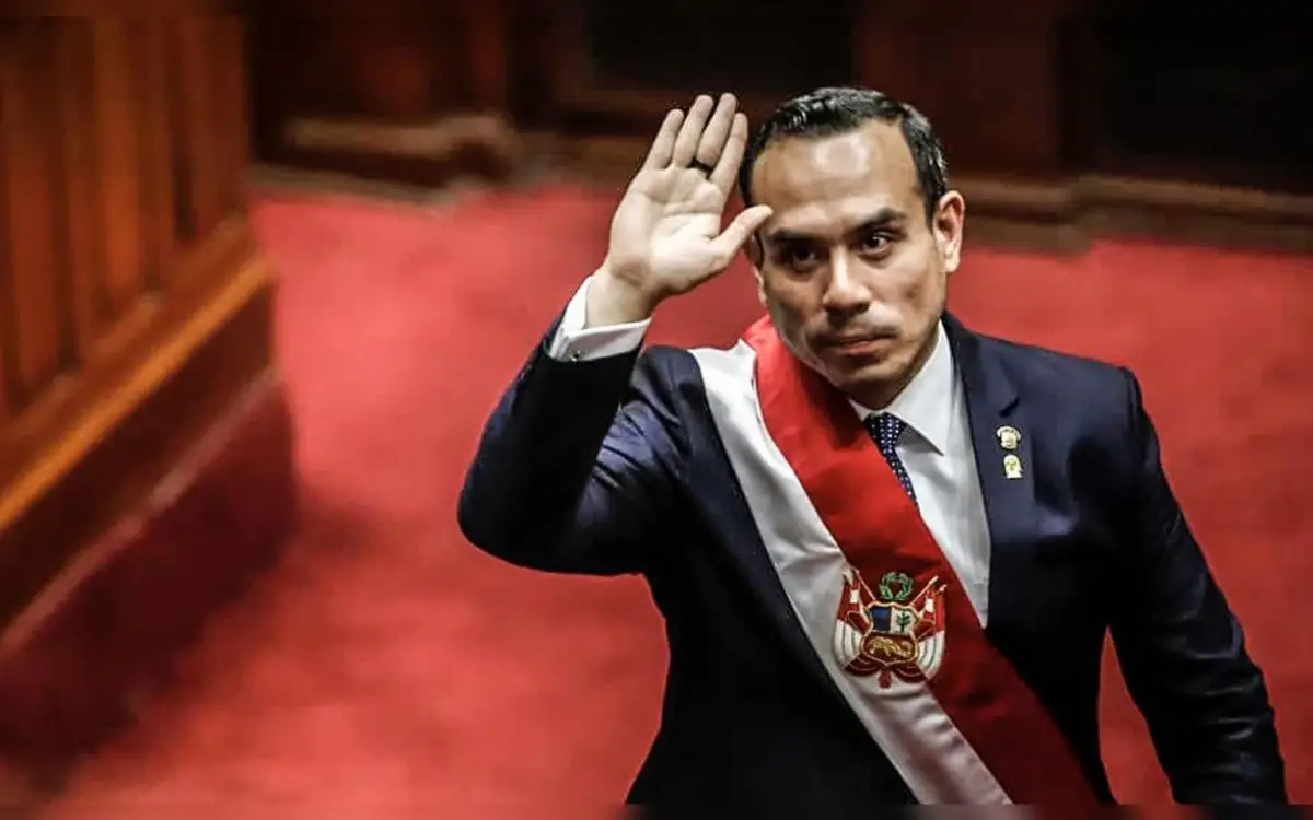 CUESTIONADO. El presidente interino de Perú, José Jerí.