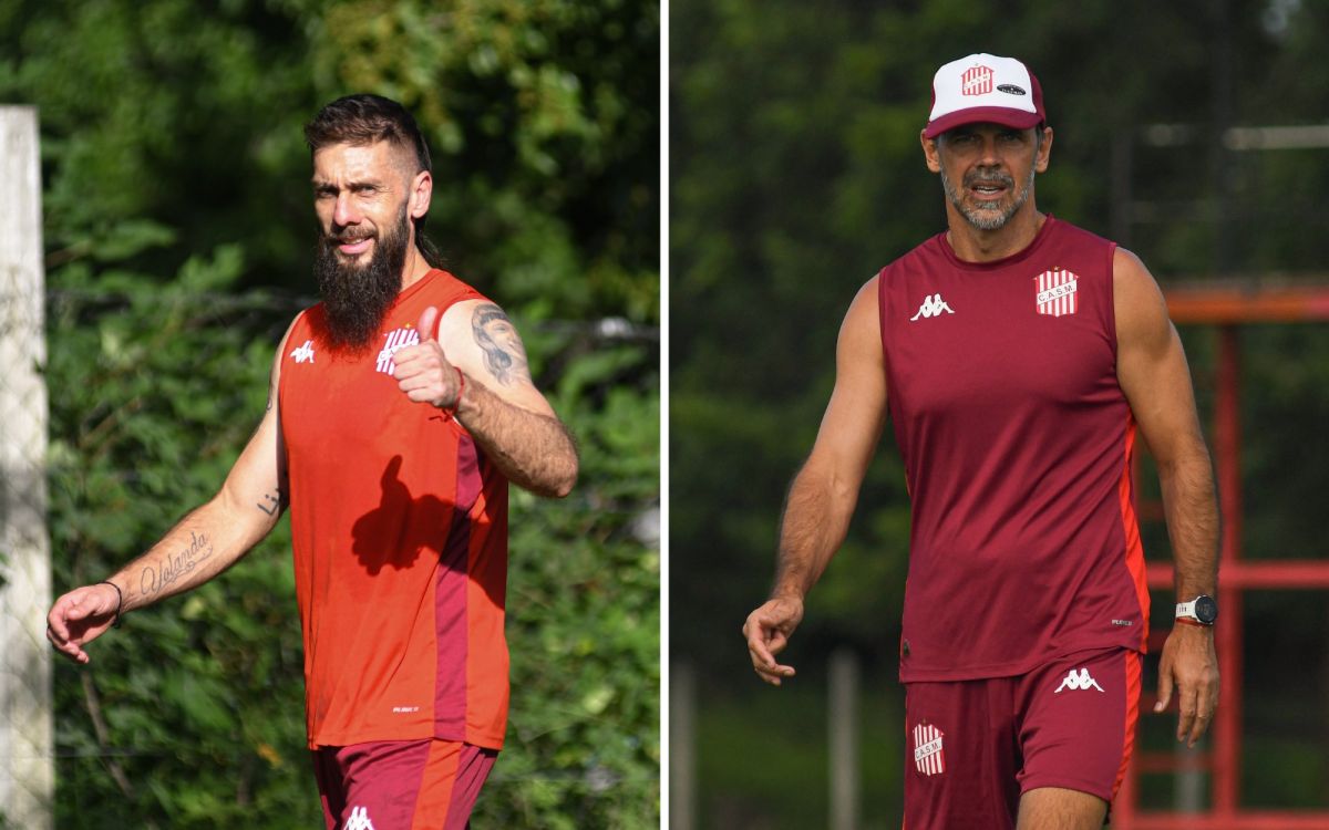 PRETEMPORADA. Ezequiel Parnisari y Andrés Yllana preparándose para una temporada que promete ser muy exigente.