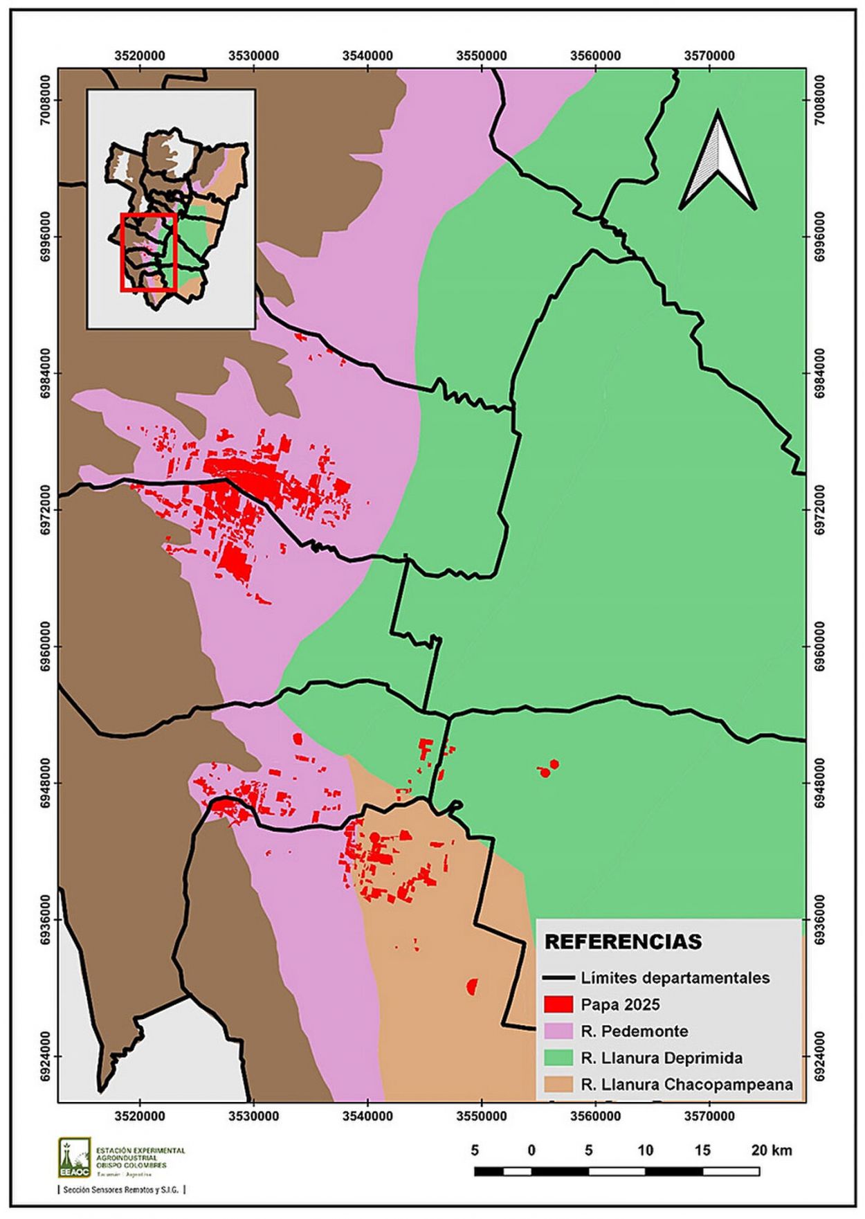 La superficie cultivada con papa en Tucumán superó las 9.000 hectáreas en la campaña 2025