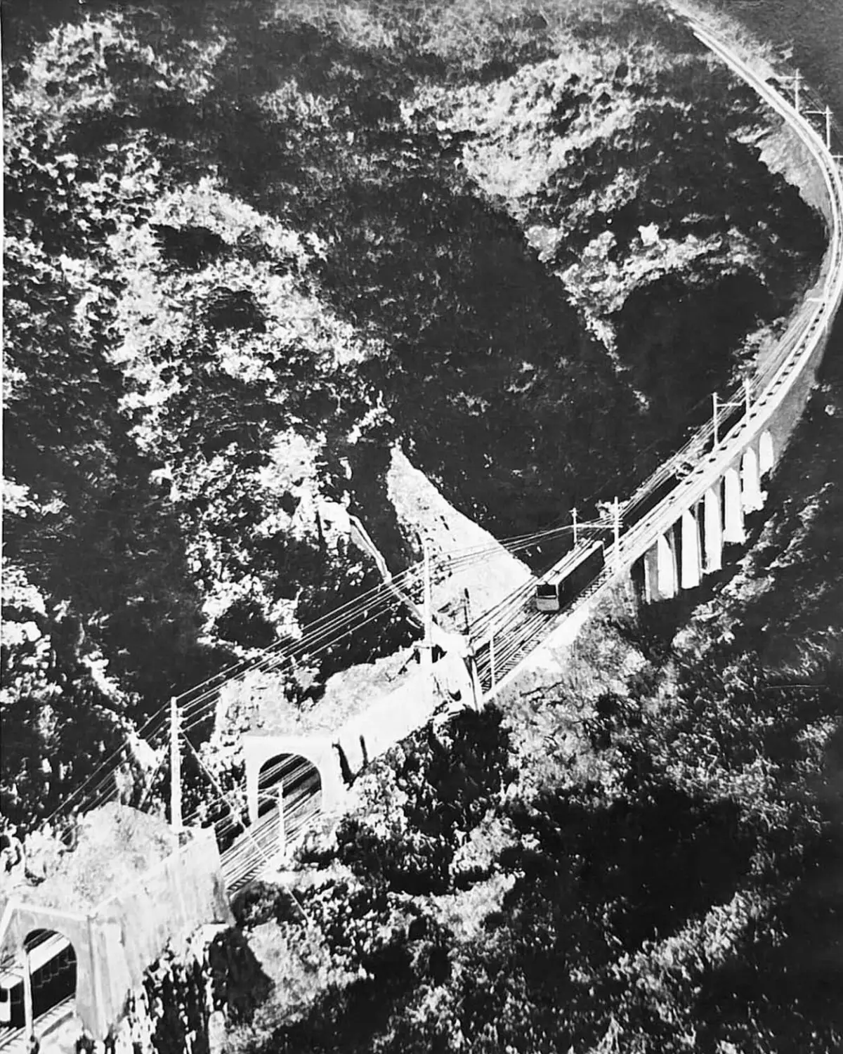 Recuerdos fotográficos: Años 50. El proyecto del funicular a San Javier