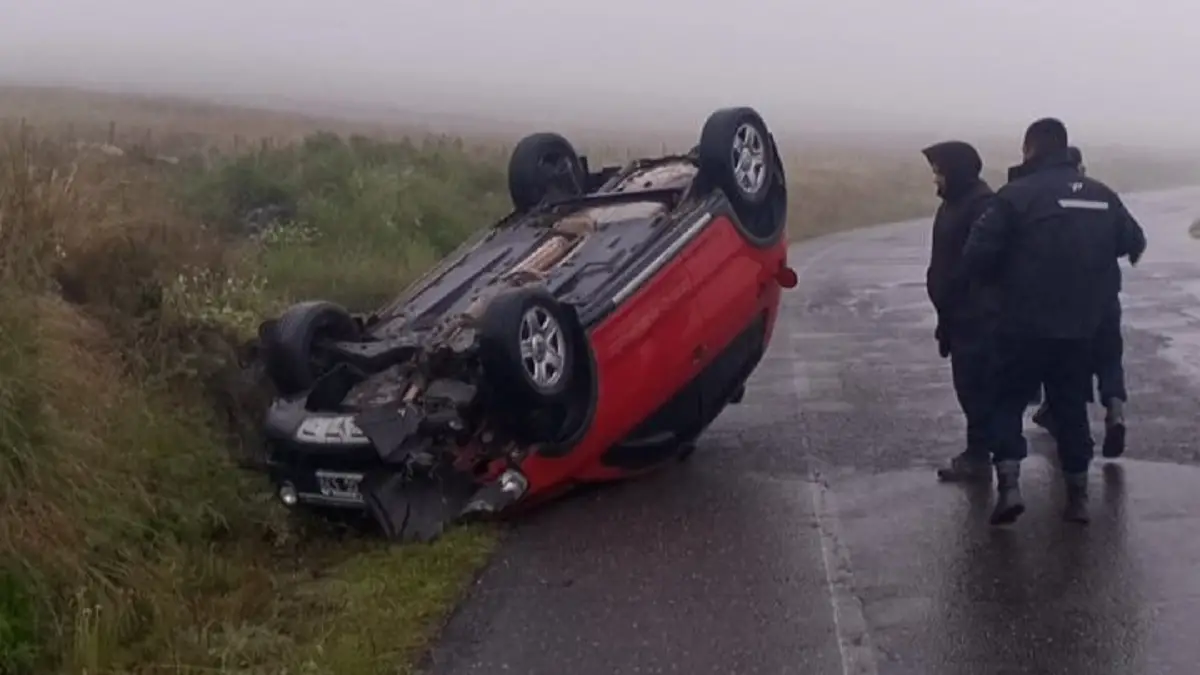 Ruta provincial 307, en el paraje Carapunco, El Infiernillo. Foto gentileza.