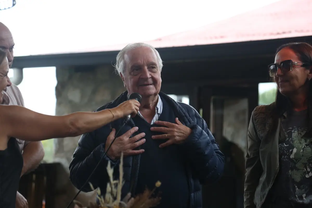 CON EL ALMA. Gonzalo Marcos Paz dedicó unas palabras a su amado Tafí y conmovió a todas las familias presentes..