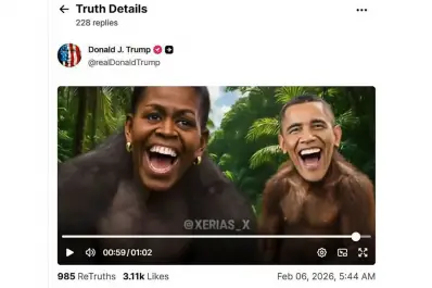 La Casa Blanca aseguró que el video racista sobre los Obama “fue un error”