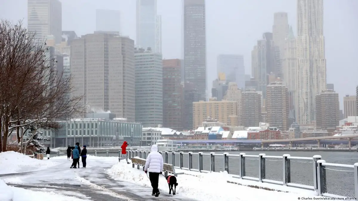 Nueva York sufre una helada histórica: registra temperaturas más bajas que en zonas de la Antártida