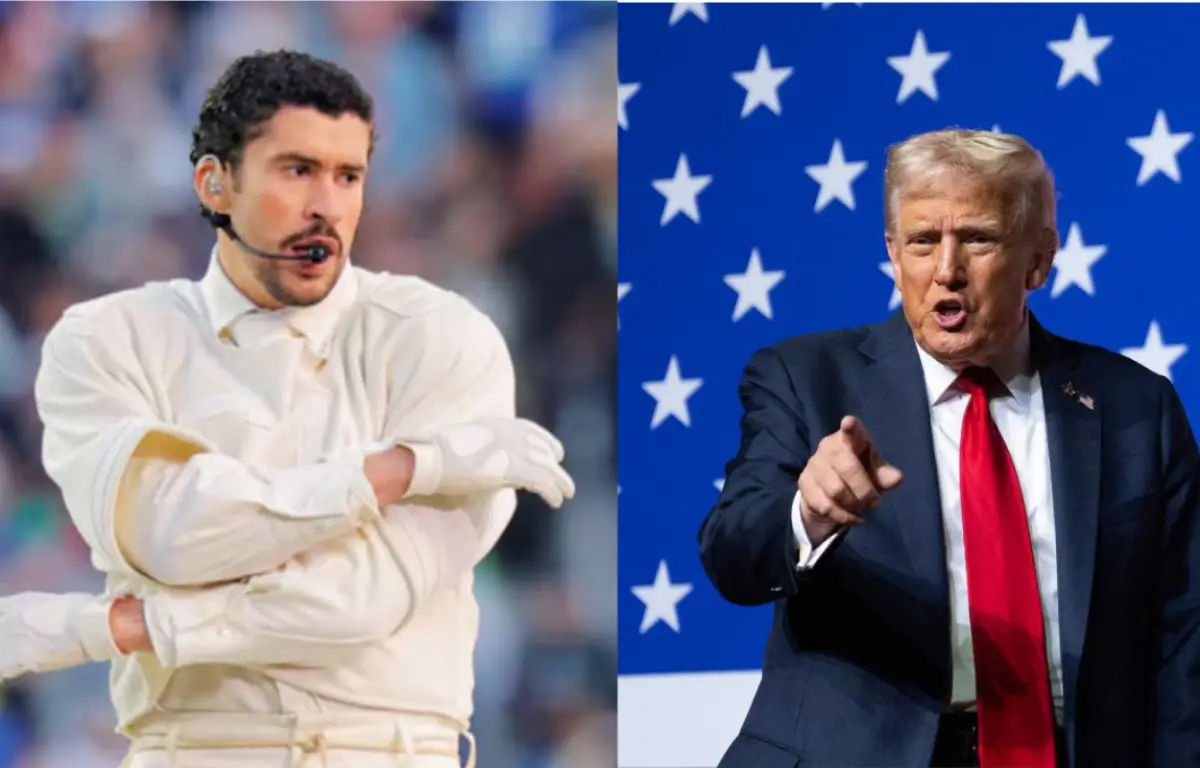 Donald Trump criticó el show de Bad Bunny en el Super Bowl