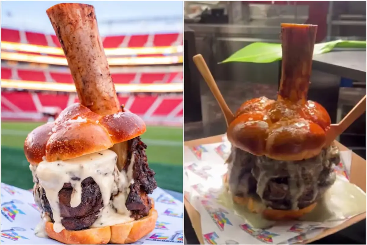 Polémica en el Super Bowl por una hamburguesa de U$S 180: ¿qué trae y por qué es tan cara?