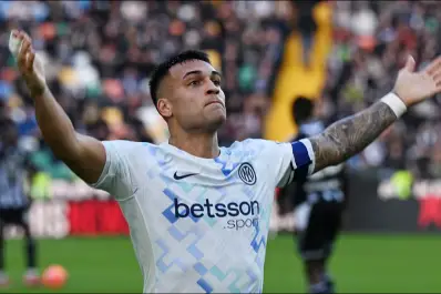 Con 171 goles, Lautaro Martínez ya es tercero entre los máximos artilleros del Inter